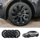 19'' Crossflow Hubcaps Wheel Covers – Spiral Spoke Style for Tesla Model Y Juniper 2025+ (Set of 4)